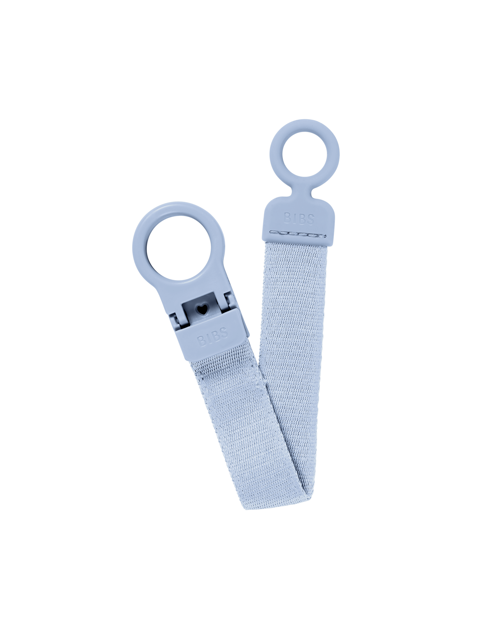 Bibs – Clip Loop - Fopspeenkoord – Dusty Blue – 0+ maanden