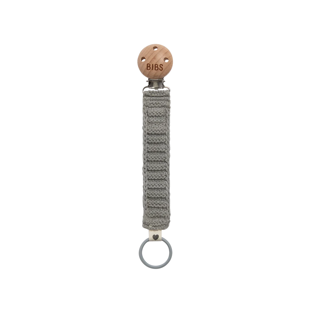 Bibs – Fopspeenkoord – Knitted – Cloud – 0+ maanden