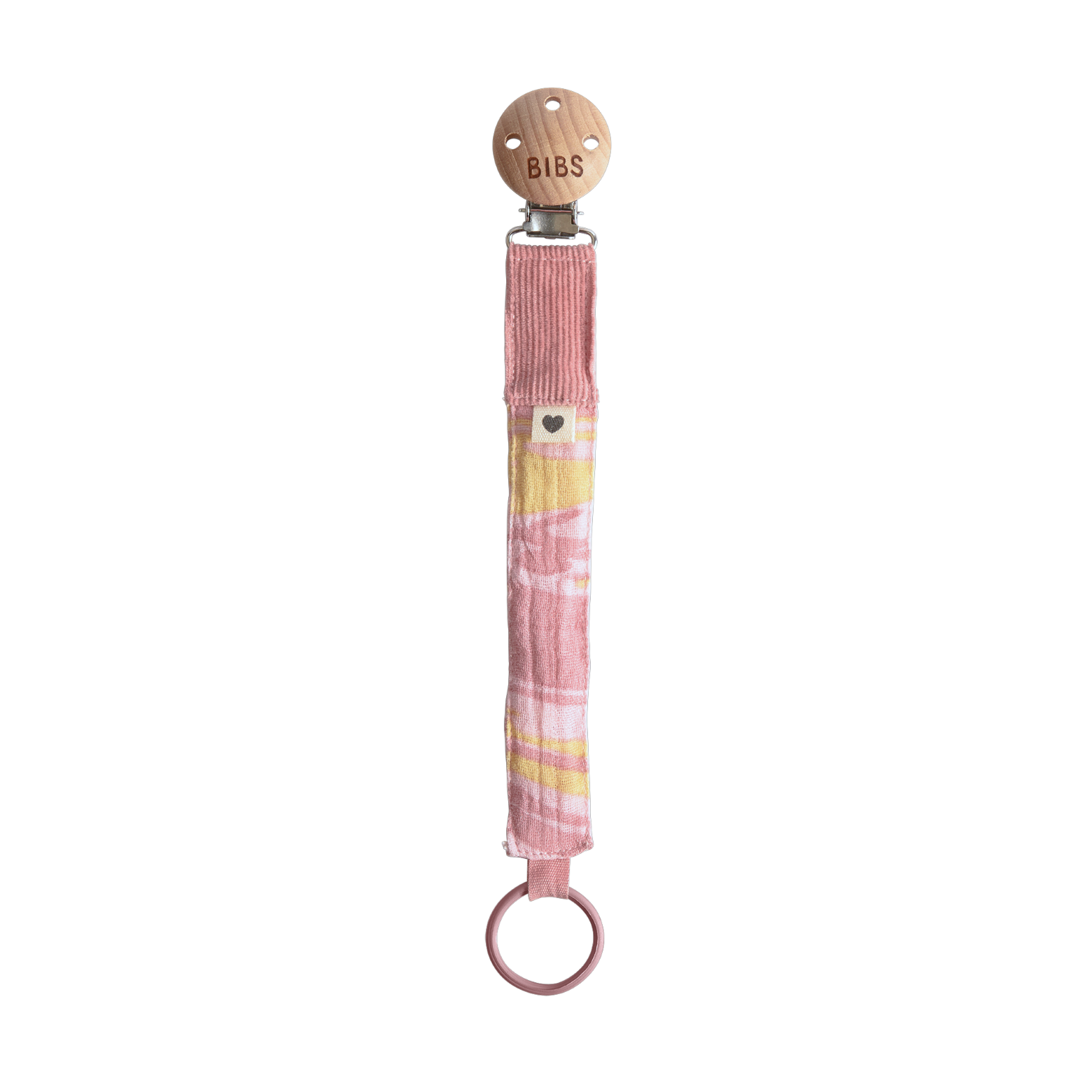 Bibs – Fopspeenkoord – Dusty Pink / Pale Butter – 0+ maanden