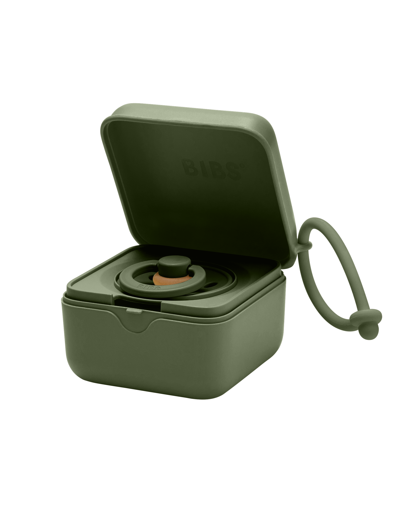 Bibs  Speenhouder - Pacifier Box - Hunter Green