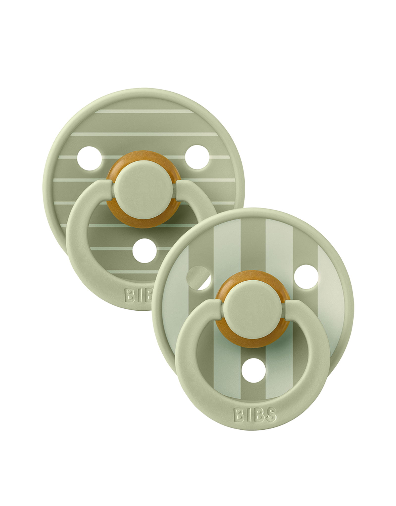 Bibs – Studio Collection - Fopspeen - Anatomisch – Sage Mix – Maat 1 – 2 Stuks