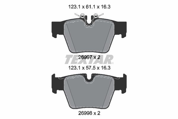 Bmw Remblokkenset, schijfrem