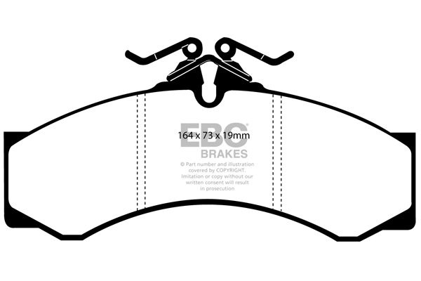 Mercedes-Benz Remblokkenset Yellowstuff