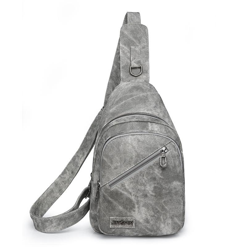 Kuluosidi Borsttas Dames Crossbody Tas Zachte Leren Schoudertas grijs