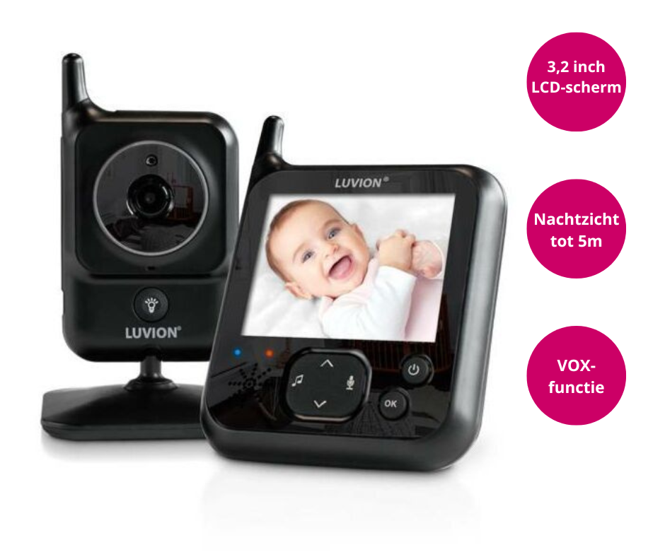 Luvion Babyfoon  Platinum X Black