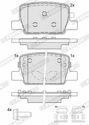 Volvo Remblokkenset, schijfrem