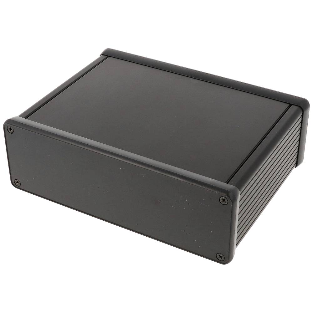 Hammond Electronics 1455T1202BK Universele behuizing 120 x 165 x 52 Aluminium Geëxtrudeerd Zwart 1 stuk(s)