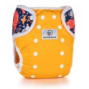 Bamboolik Overbroekje Saffron Nordic &VerticalLine; Velcro of Snaps Drukknoopjes