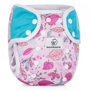 Bamboolik Overbroekje Leaves &VerticalLine; Velcro of Snaps Drukknoopjes