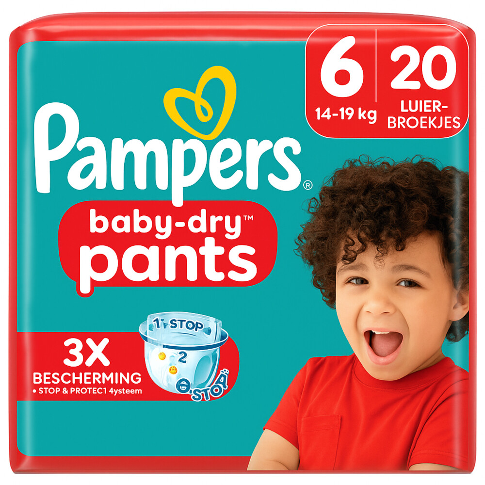 Pampers 4x  Baby Dry Luierbroekjes Maat 6 (14-19 kg) 20 stuks