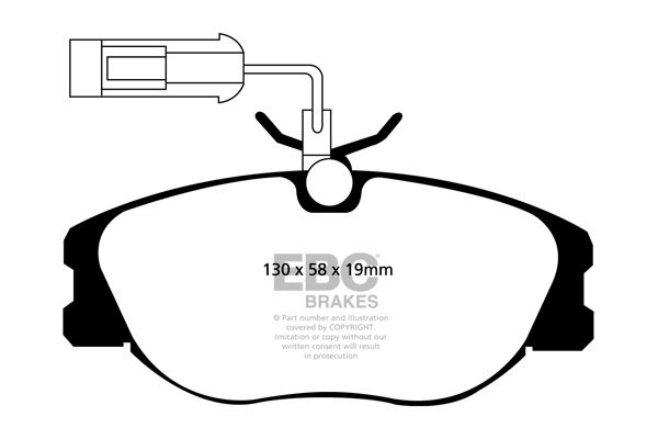 Alfa Romeo Remblokkenset, schijfrem