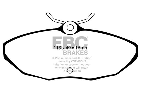 Jaguar Remblokkenset, schijfrem