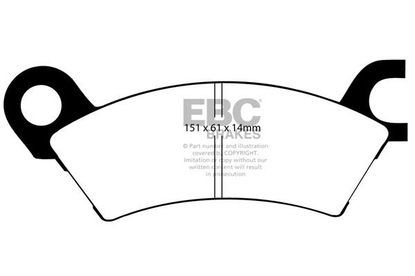 Mazda Remblokkenset, schijfrem