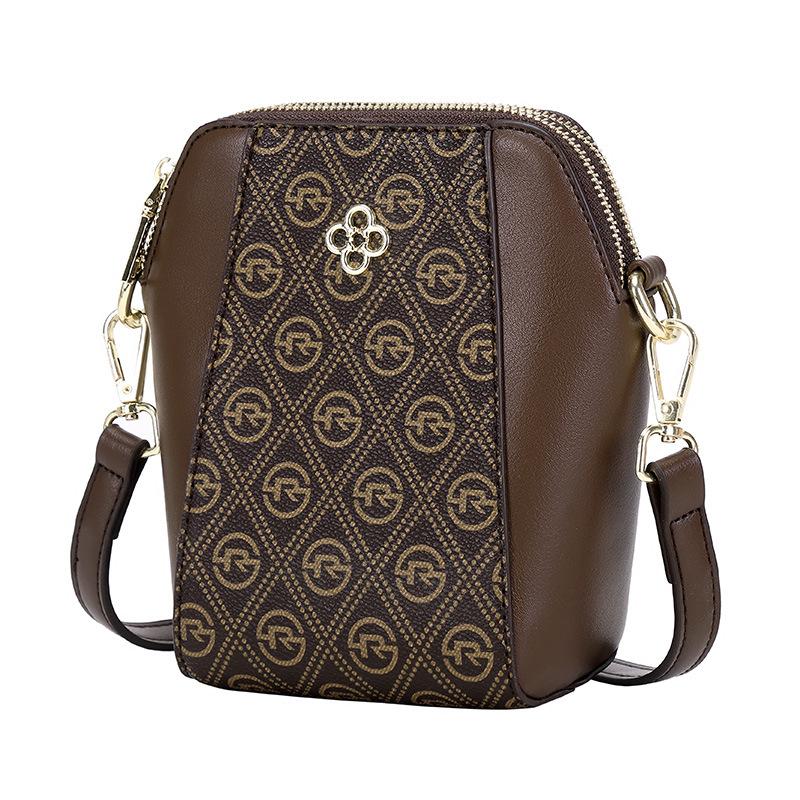 JMG Bags Shell Bag, Women's Bag, Summer Printed Mobile Phone Bag, Fashionable and Versatile Single-shoulder Bag, Crossbody Small Bag, Coin Purse