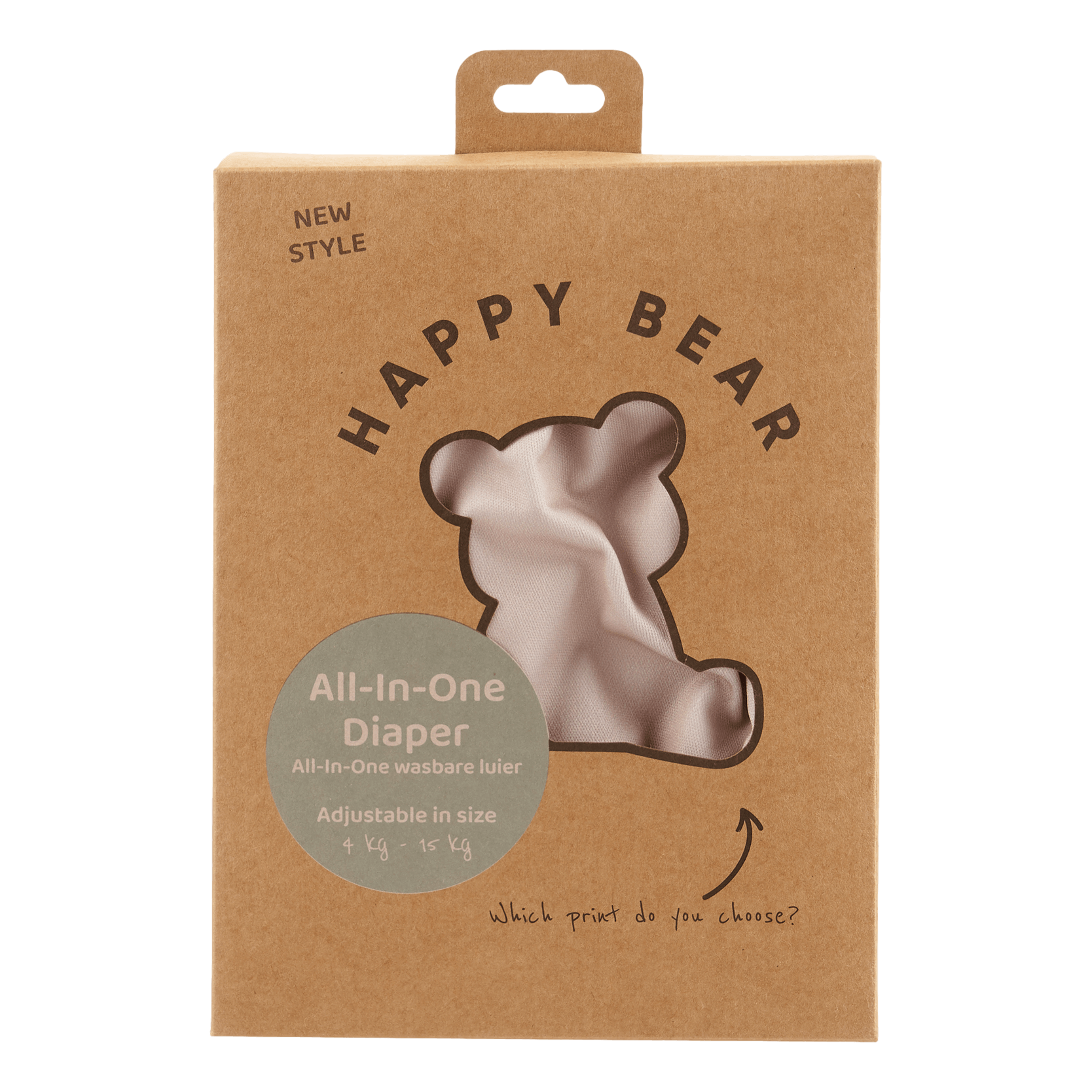 HappyBear Diapers All-In-One luier | Nougat