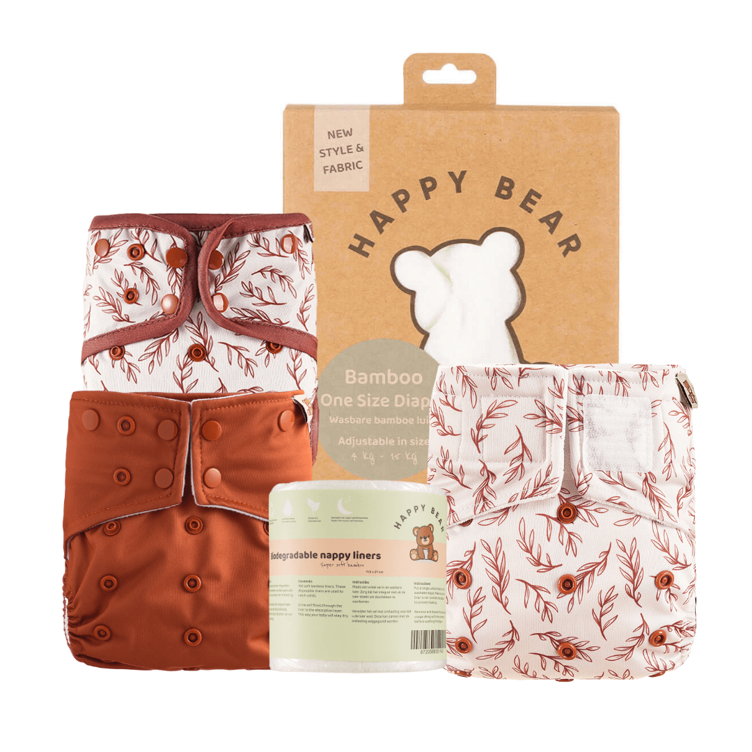 HappyBear Diapers Probeerpakket wasbare luiers