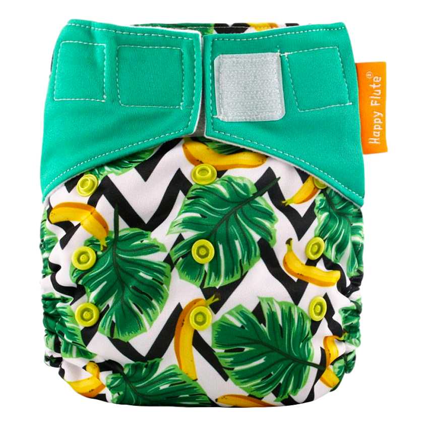 Happy Flute All-In-One klittenband luier - Tropisch