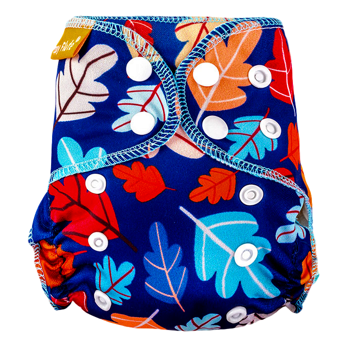 Happy Flute Newborn AIO luier - bladeren