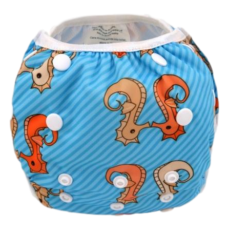 Alva Baby Zwemluier - Zeepaardjes