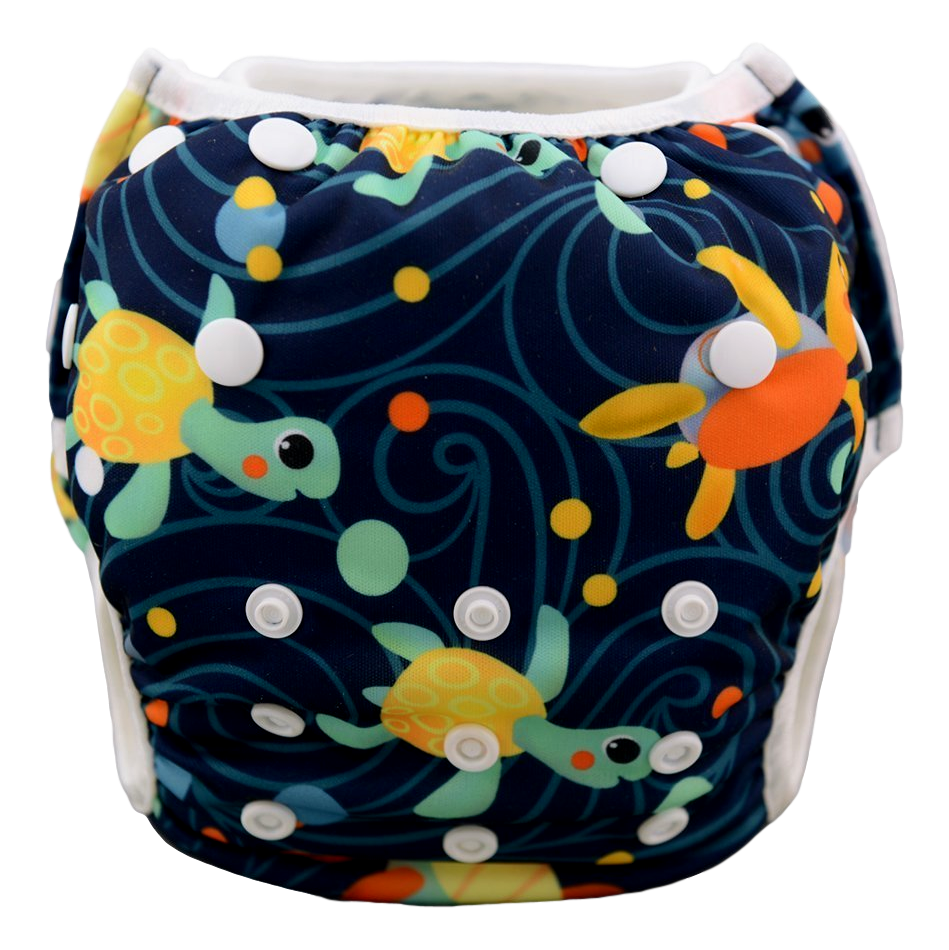 Alva Baby Zwemluier - Happy Turtles