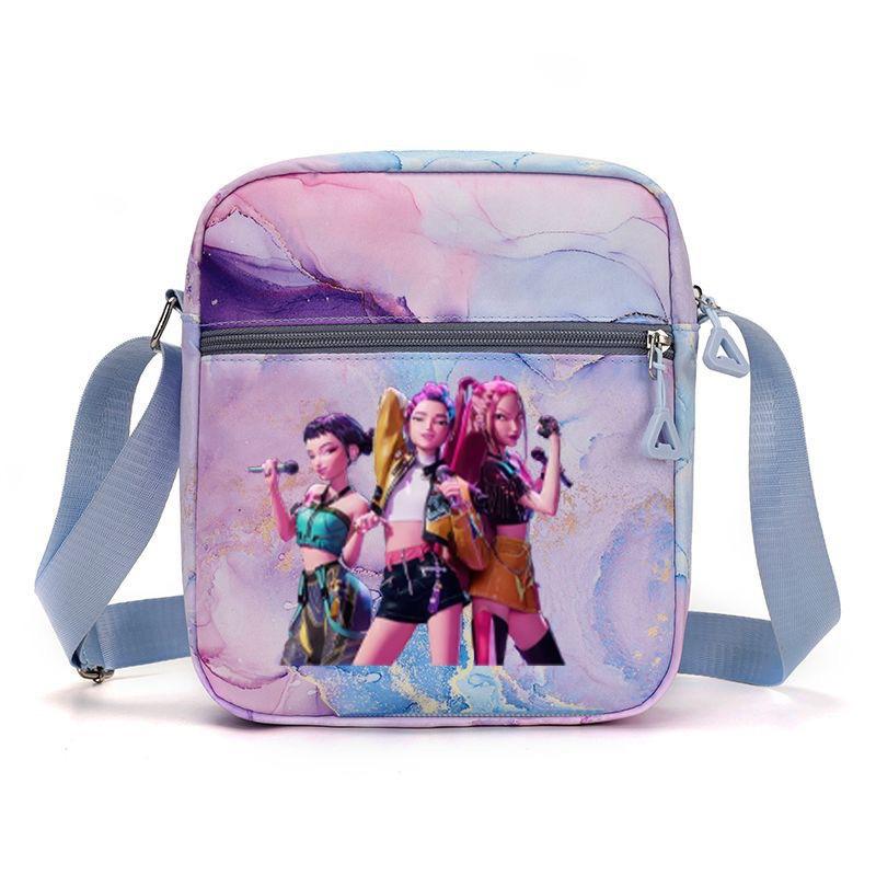 KaiTingu Nieuwe Koreaanse Kpop Demon Hunter Meisjesgroep omringende bedrukte schoudertas messenger bag studententas schattig grote capaciteit