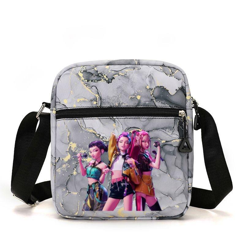 KaiTingu Nieuwe Koreaanse Kpop Demon Hunter Meisjesgroep omringende bedrukte schoudertas messenger bag studententas schattig grote capaciteit