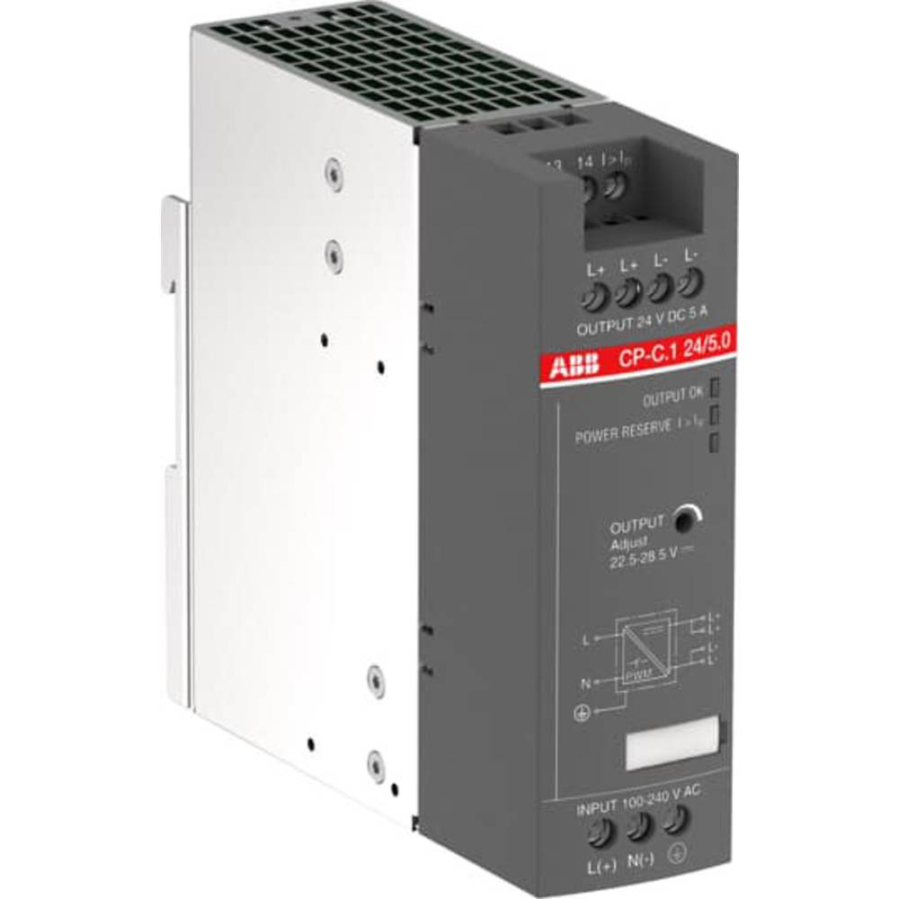 ABB 1SVR360563R1001 DIN-rail netvoeding 5.00 A Inhoud 1 stuk(s)