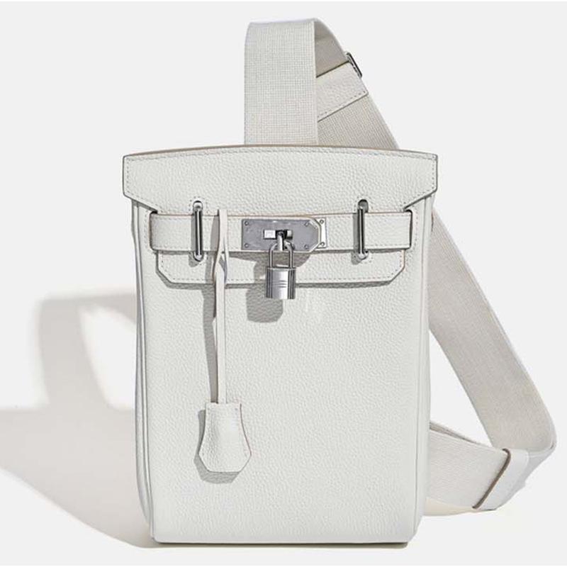 Sexy ladies trend market Nieuwe tas unisex borsttas hoge kwaliteit eerste laag rundleer schoudertas crossbody pendeltas heuptas dames 17*8*27cm