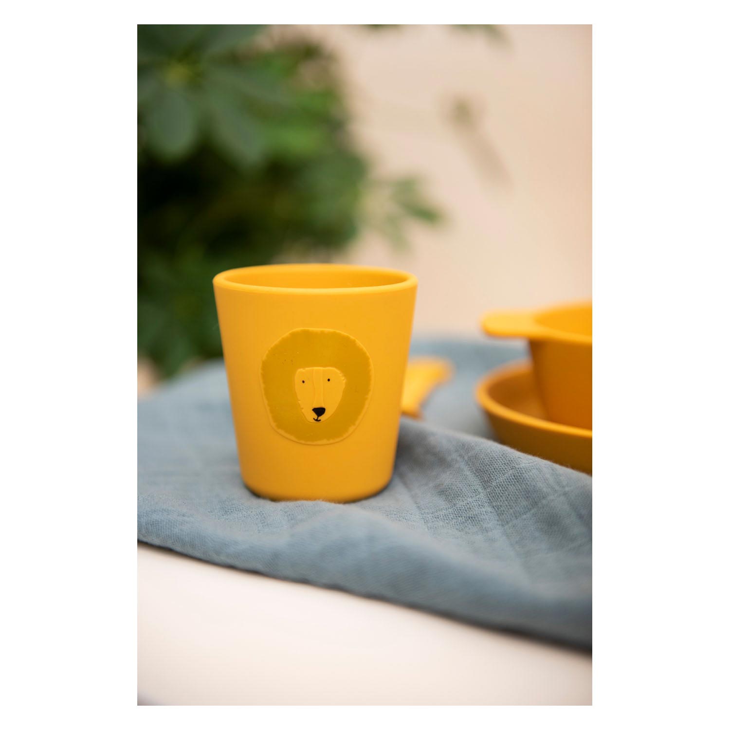 Trixie silicone beker mr. lion, 2st.