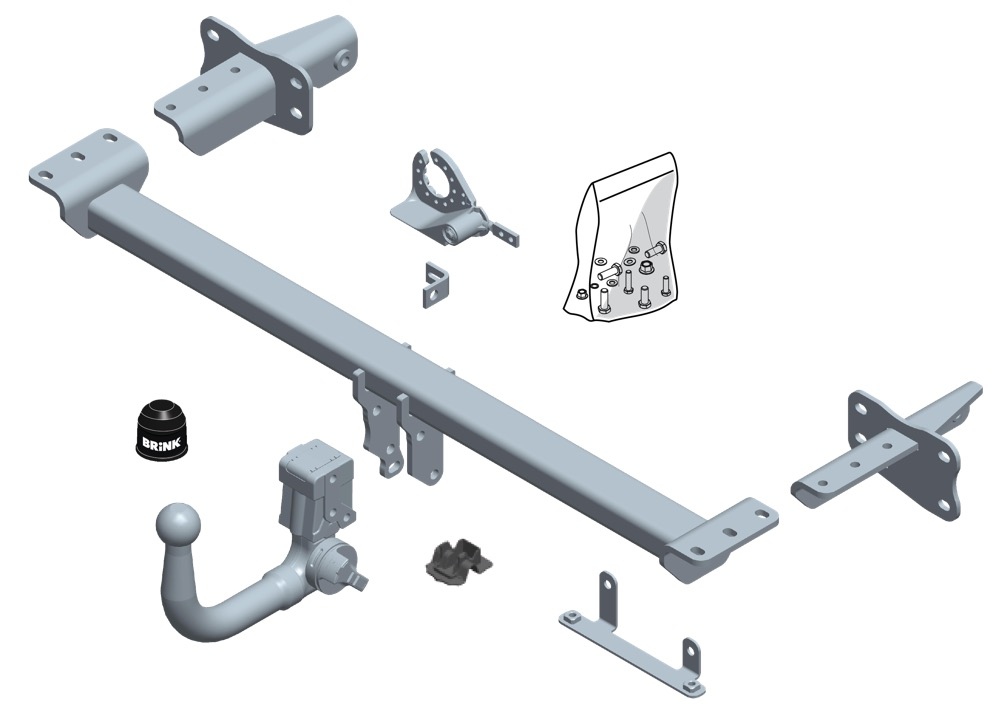 Mercedes-Benz Afneembare trekhaak, BMU kogel