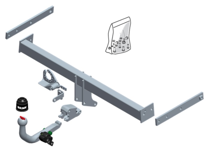 Citroen Brink Afneembare Trekhaak (RMC) + kabelset