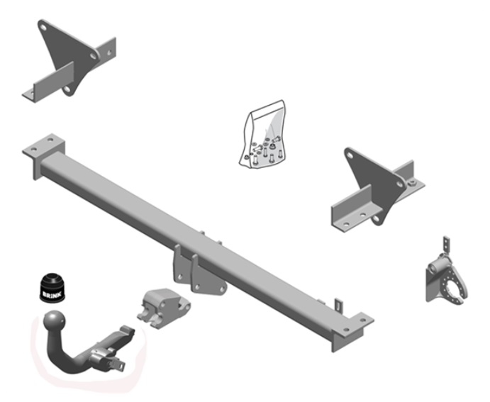 Opel Brink Afneembare Trekhaak (RMC) + kabelset