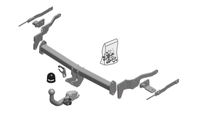 Renault Brink Afneembare Trekhaak (RMC) + kabelset