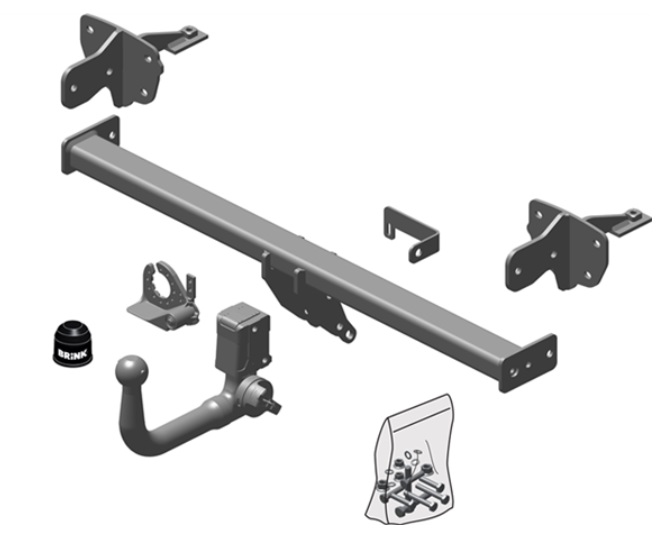 Mg Brink Afneembare Trekhaak (RMC) + kabelset