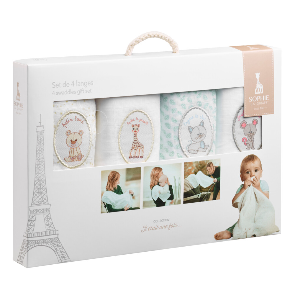 Sophie de Giraf Doeken Hydrofyl 4 stuks