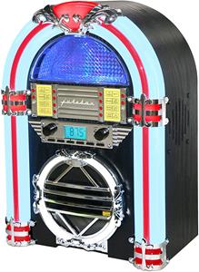 BasicXL BXL-JB10 Retro Jukebox met AM/FM Radio en CD-Speler