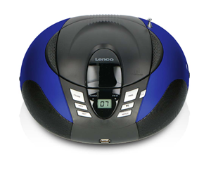 Lenco SCD-37 Blauw USB-Radio