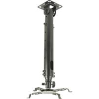 mywall Beamer-Deckenhalterung Neigbar, Drehbar Boden-/Deckenabstand (max.): 69cm Schwarz