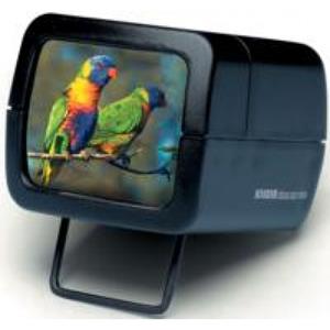 Kaiser Fototechnik 2010 VE 24 Diascop Mini 3 Slide Viewer with 3x Lens & Folding Arm