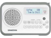 sangean DPR-67 Kofferradio DAB+, UKW Akku-Ladefunktion Grau, Weiß