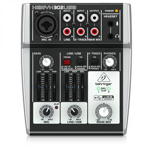 Behringer Xenyx 302USB PA en studio mixer