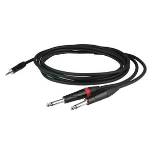 DAP FLX31 minijack naar 2x mono jack verloopkabel 3m