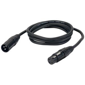 XLR Verlengkabel 3P XLR male - XLR female 0,75m