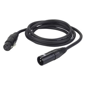 XLR Verlengkabel 3P XLR male - XLR female 1,5m