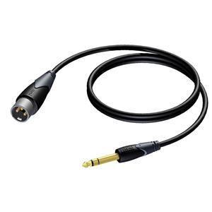 Procab CLA724 Classic 6,3mm Stereo-Klinke-XLR-Adapterkabel 3m