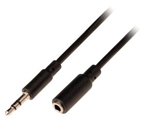 Valueline minijack stereo verlengkabel 3,5mm M - 3,5mm F, 2m