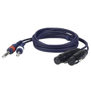 FL43 verloopkabel 2x XLR female naar 2x Jack 150cm