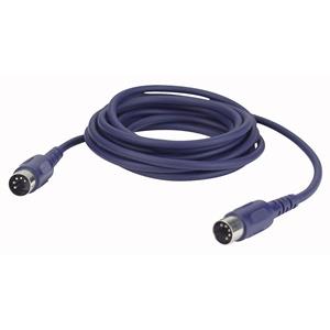 FL50 5-pins DIN MIDI kabel 10m 3-pins aangesloten