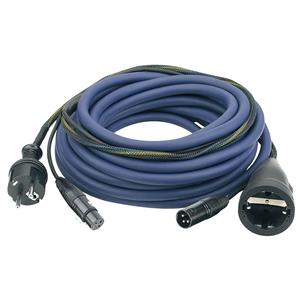 DAP Power/Signaal kabel Schuko male - Schuko female & XLR female - XLR male, 10 meter