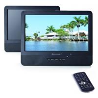 Soundmaster PDB1800 tragbarer Dual-DVD-Player mit 22,86 cm (9 Zoll) TFT-LCD-Bildschirm